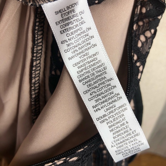 Loft black crochet lace sheath career wedding dres - Picture 10 of 10